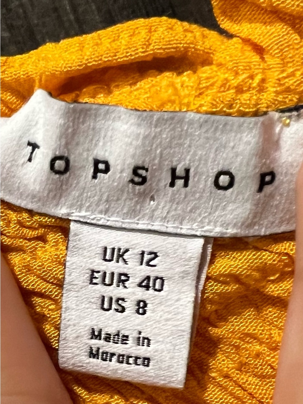Top Shop Yellow Ruffled Smocked Maxi Dress - Picture 4 of 4